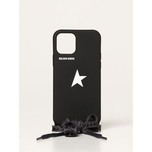 NEW DAMAGED Golden Goose iPhone 12/12 Pro Crossbody Phone Case in Black